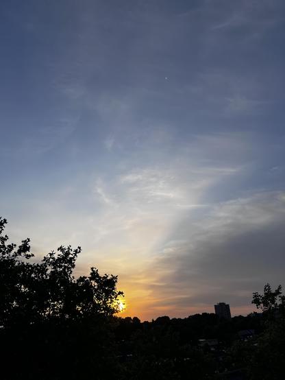 The sky from my bedroom window