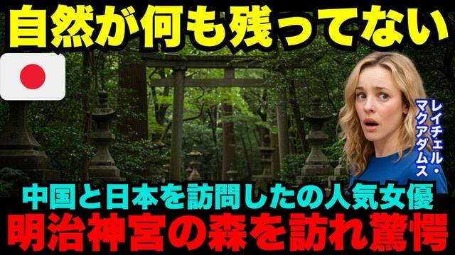 【海外の反応】日本の自然に涙！レイチェル・マクアダムスが語った驚きの真実