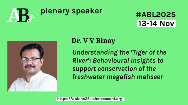 Visual for the plenary speaker with his picture and talk title