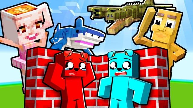 ZBUDUJ BAZĘ przed BRAINROT w Minecraft 🧱🔨