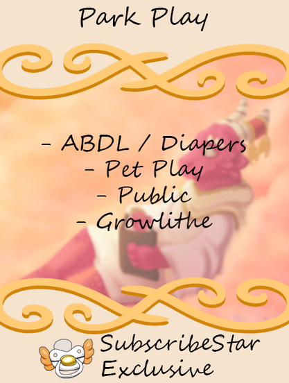 Story cover for: Park Play. Contains: ABDL / Diapers, Pet play, Public, Growlithe.