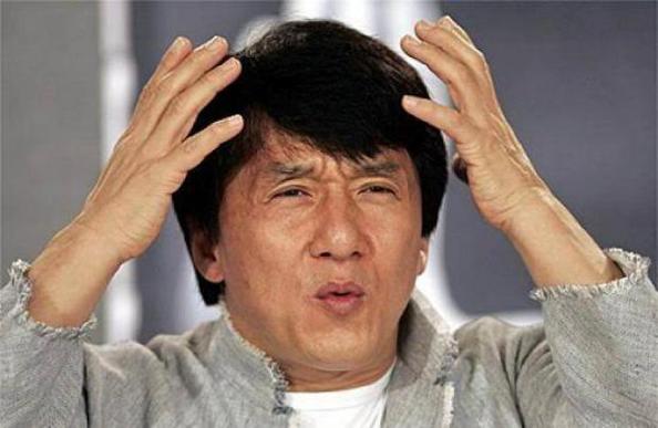 Confused Jackie-Chan