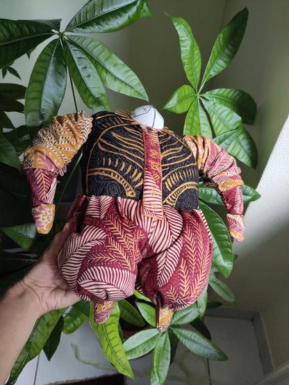 la peluche vu du dessous