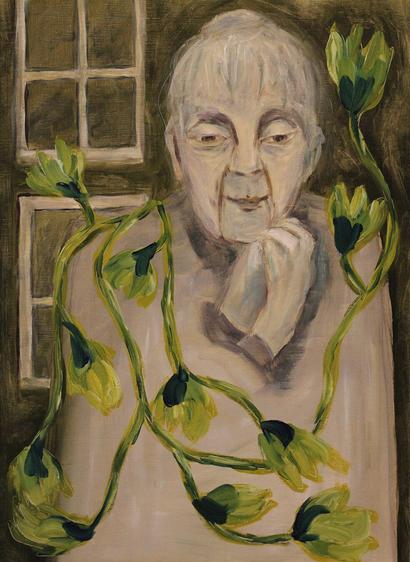 Lähikuva puulle maalatusta öljymaalauksesta, jonka teemana on ikääntyminen ja yksinäisyys
Close-up photo of an oil painting on wood with the theme of aging and loneliness

#taide #kuvataide #taidemaalaus #öljyvärämaalaus #taiteilija #ammattitaiteilija #ekspressionisti #maalari #esittävätaide #taidettakotiin #taiteenkeräilijä #galleria #vanhuus #nainen #feministinentaide #merkityksellinentaide #oilpainting #contemporarypainter #artist #oilpainting #artwithmeaning #figurativepainting #artforhome #makeartnotwar #artlover #gallery #artcollector #artcurator #feministart #konst #kunst