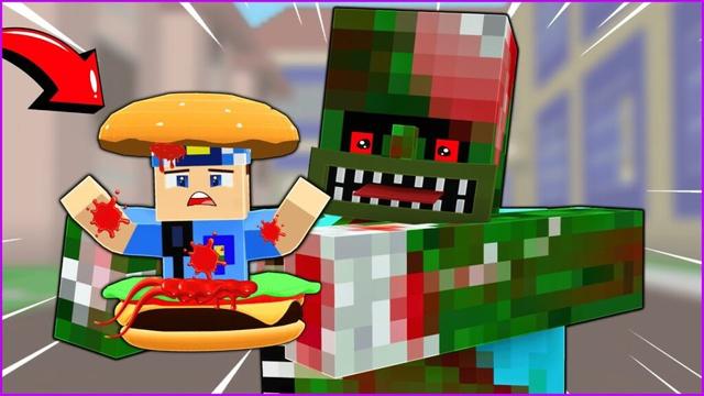 ZOMBİ KRAL KEREM KOMİSERİ YEDİ! 😱 - Minecraft