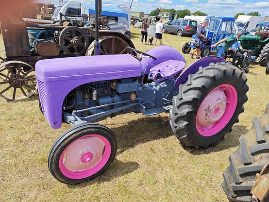 A small bare bones open tractor. Many of these still used for light work today