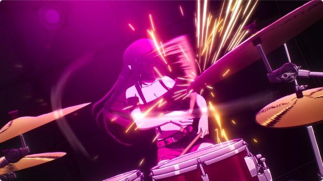 Otoha getting even more intense on the drums