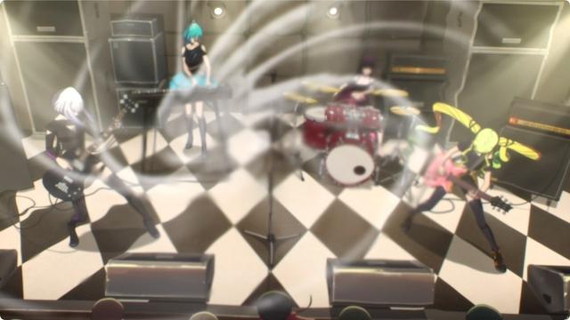 Tamaki, Tina, Otoha and Lilisa rocking out - HARD!