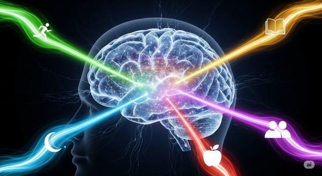 mózg obraz ilustracyjny wygenerowany przez AI