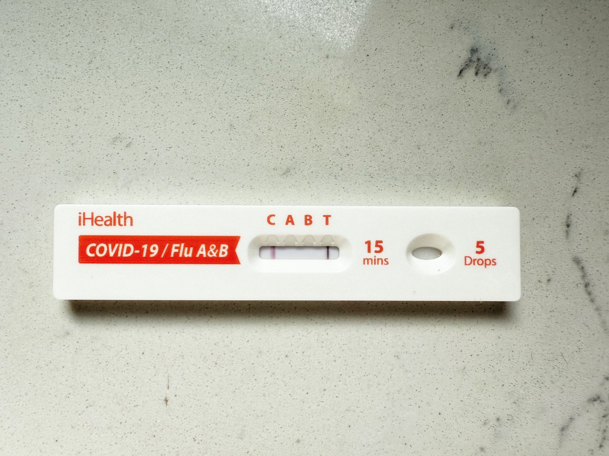 Positive covid test
