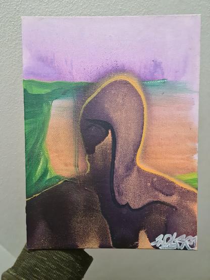 peinting with acrylic on canvas by fabian zolar contemporary art painter depicting abstract portrait graffiti streetart style

pintura del artista contemporaneo fabian zolar