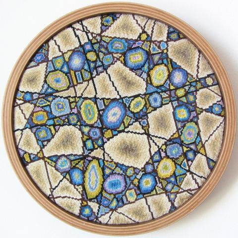 "Fluidum" Gobelin Stickerei, 20 x 20 cm, Baumwolle.

#münchen #textilkunst #robertkis #textilobjekt #fabricart #munich #sticken #stickerei #embroidery #stitching #kust #art #gobelinstickerei #tapisserie #tapestry #nadelarbeit #stickarbeit #broderie #handstickerei #geduld