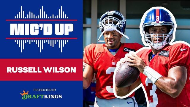 Mic'd Up: Quarterback Russell Wilson at Training Camp | New York Giants
