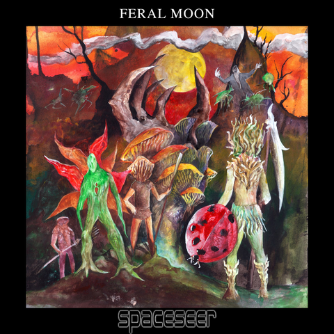 spaceseer - Feral Moon album cover by Droned Artworks