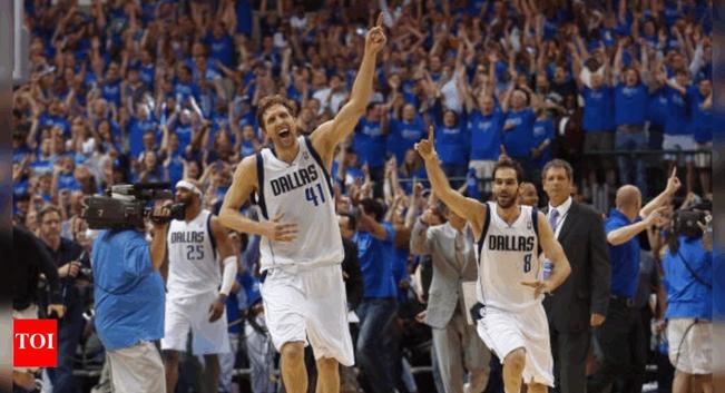 “Who’s the girl?” - Iconic fadeaway master Dirk Nowitzki shaking legs with mystery girl sparks buzz among fans | NBA News