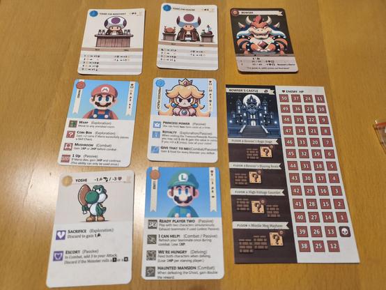 Dungeon bowser's Castle, Charakter Mario Luigi Peach, Boss Bowser, Händler Toad