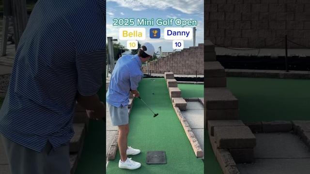 Bella vs Danny CHAMPIONSHIP MATCH 🏆 - 2025 Mini Golf Open (Holes 5-6) #golf #minigolf #viral