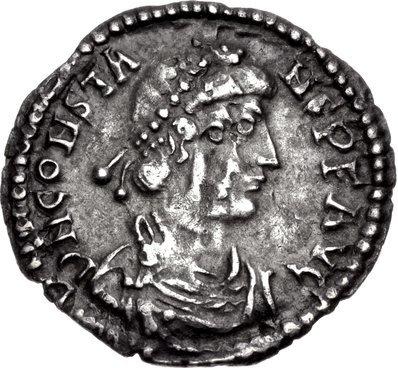 Silver coin of Constans II