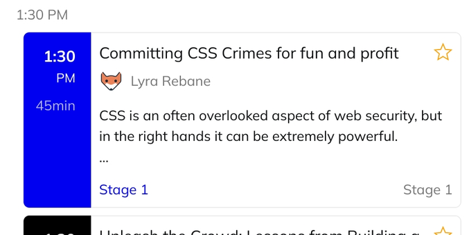 Committing CSS Crimes for fun and profit
by Lyra Rebane
CSS is an often overlooked aspect of web security, but in the right hands it can be extremely powerful.