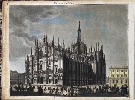 „Il duomo di Milano“, zwischen 1810 und 1854