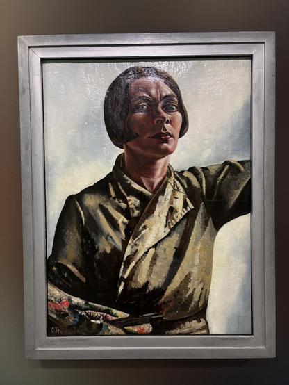 Zelfportret met palet 1931-1932 - Charley Toorop