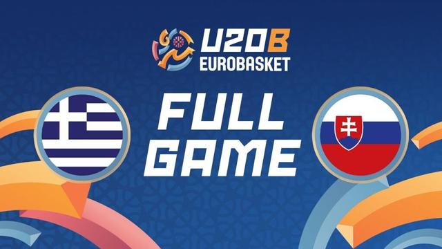 Qualifying Round | Greece v Slovakia | Full Basketball Game | FIBA U20 Women's EuroBasket 2025 Div B