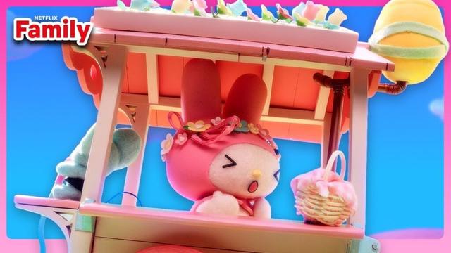 Kuromi vs. My Melody Wild Wagon CHASE! | My Melody & Kuromi | Netflix Family.