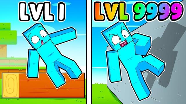 Evolui meu Nível no Servidor Parkour no Minecraft!