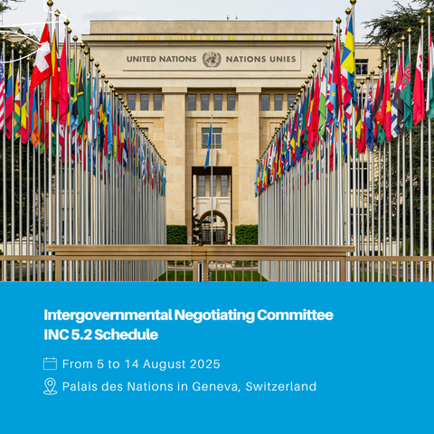 Flags outside Palais des Nations in Geneva