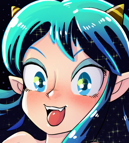 Fanart, Lum's face, shading WIP.
Eyes are based on the old 80s version.