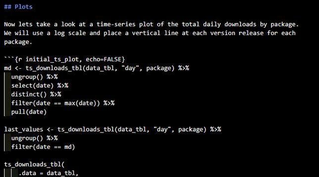 Need code coloring in Rmd files in Positron