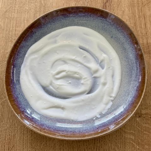 Again the plate, only with quark.