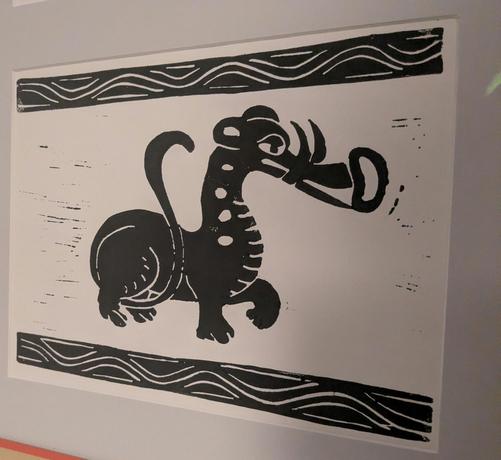 Das lustige Phantasiewesen aus dem ersten Bild