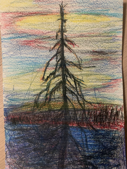 Trying to make a drawing. #drawing #unfinished #restless