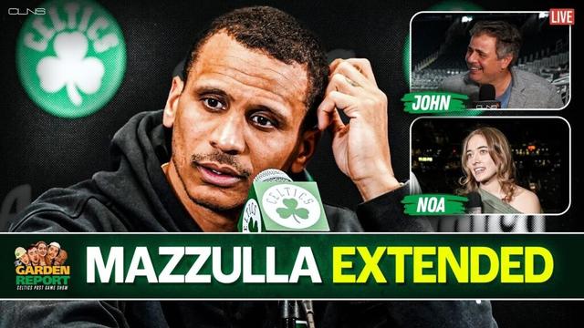 LIVE Garden Report: Celtics Sign Joe Mazzulla to Multi-Year Contract Extension