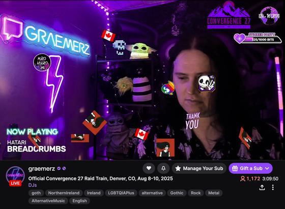 It's Graemerz streaming on Twitch!
