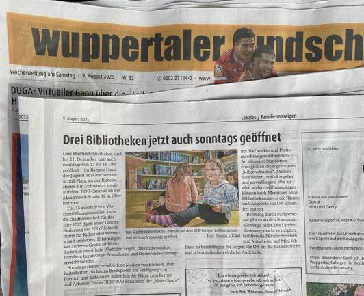 Foto Zeitungsartikel