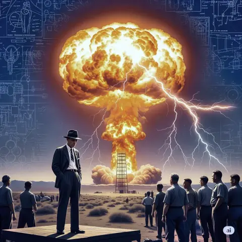 generata AI test atomico, progetto manatthan e oppenhaimer