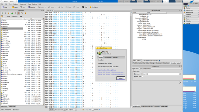 Okteta 0.26.23 running on Haiku R1B5 64bit.