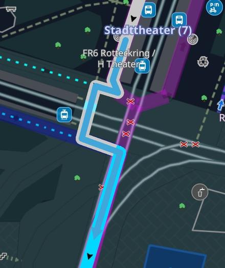 Screenshot aus OSMAnd.