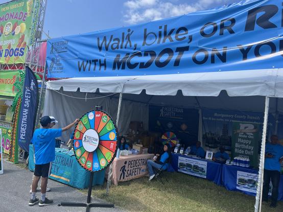 picture of our booth at the fair
