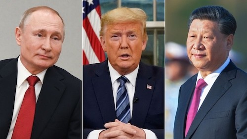 Russia, America, China