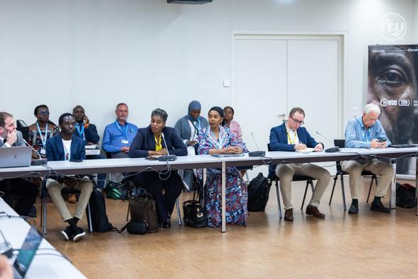Paul acting as a moderator at the WSIS