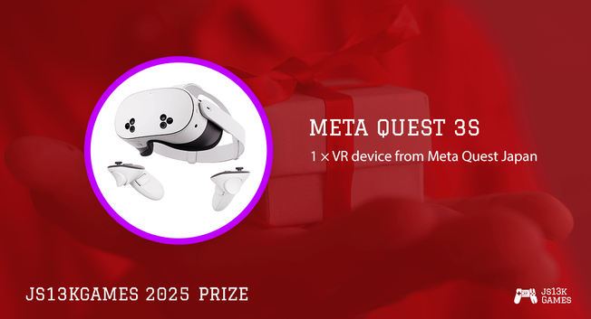 js13kGames 2025 prize: Meta Quest 3S