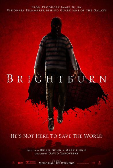 Movie poster for the movie Brightburn.