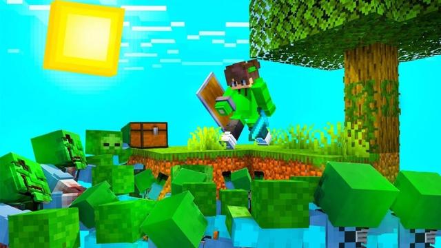 Minecraft Lekin Zombielar Butun Dunyoni Bosib Olishdi
