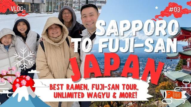 Sapporo to Tokyo 🇯🇵 and the Grand Mount Fuji 🏔️ tour!