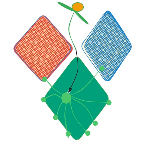 logo of the NATM - Flower with a cable