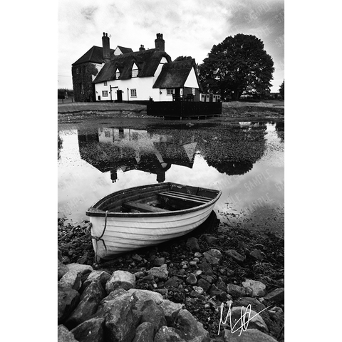 A shot of a rural retreat in Suffolk in England