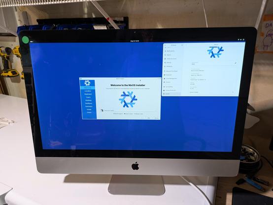 iMac 12,2 with nixbook installer